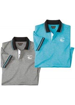 Zestaw 2 polo Sport Outdoor ze sklepu Atlas For Men w kategorii T-shirty męskie - zdjęcie 183684723