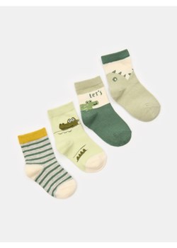 Sinsay - Skarpetki niemowlęce 4 pack - wielobarwny ze sklepu Sinsay w kategorii Skarpetki dziecięce - zdjęcie 183685670