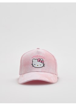 Reserved - Czapka z daszkiem Hello Kitty - pastelowy róż ze sklepu Reserved w kategorii Czapki dziecięce - zdjęcie 183686303