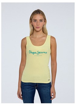Pepe Jeans Top &quot;Dunia&quot; w kolorze żółtym ze sklepu Limango Polska w kategorii Bluzki damskie - zdjęcie 183686804