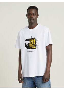 G-Star Koszulka w kolorze białym ze sklepu Limango Polska w kategorii T-shirty męskie - zdjęcie 183686881
