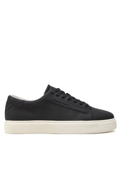 Sneakersy Calvin Klein Low Top Lace Up Lth HM0HM01516 Czarny ze sklepu eobuwie.pl w kategorii Buty sportowe męskie - zdjęcie 183687592