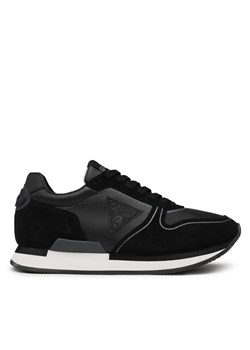 Sneakersy Guess Potenza FM5POT LEA12 Czarny ze sklepu eobuwie.pl w kategorii Buty sportowe męskie - zdjęcie 183687611