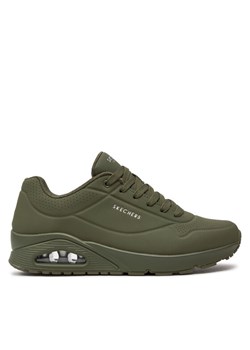 Sneakersy Skechers Uno - Stand On Air 52458/DKGR Zielony ze sklepu eobuwie.pl w kategorii Buty sportowe męskie - zdjęcie 183687652