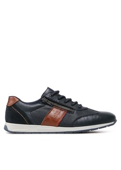 Sneakersy Rieker 11927-14 Granatowy ze sklepu eobuwie.pl w kategorii Buty sportowe męskie - zdjęcie 183687742