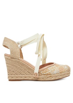 Espadryle Guess FLJCRY FAL04 Beżowy ze sklepu eobuwie.pl w kategorii Espadryle damskie - zdjęcie 183687773