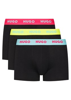 HUGO Komplet 3 par bokserek 50532611 Czarny ze sklepu MODIVO w kategorii Majtki męskie - zdjęcie 183689022