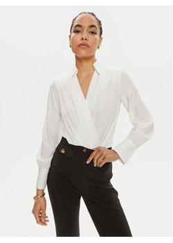 Elisabetta Franchi Body CB-007-46E2 Biały Regular Fit ze sklepu MODIVO w kategorii Bluzki damskie - zdjęcie 183689062