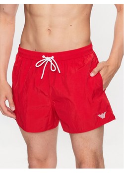 Emporio Armani Underwear Szorty kąpielowe 211756 3R422 00173 Czerwony Regular Fit ze sklepu MODIVO w kategorii Kąpielówki - zdjęcie 183689103