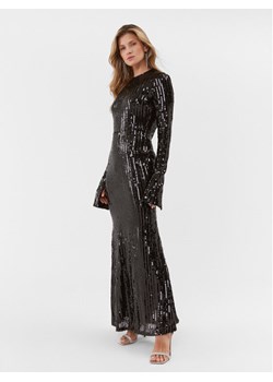 ROTATE Sukienka wieczorowa Sequin 111349100 Czarny Slim Fit ze sklepu MODIVO w kategorii Sukienki - zdjęcie 183689124