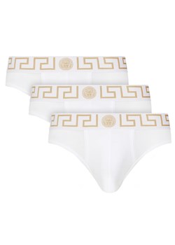 Versace Komplet 3 par slipów AU10327 Biały ze sklepu MODIVO w kategorii Majtki męskie - zdjęcie 183689270