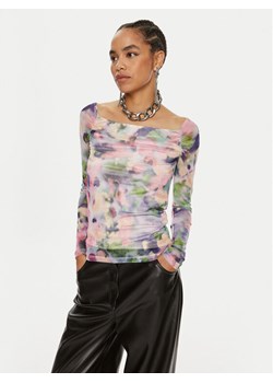Patrizia Pepe Bluzka 8M1645 J222-FE83 Różowy Slim Fit - id: 0000304536861 - marki Patrizia Pepe - 183689290 Patrizia Pepe Bluzka 8M1645 J222-FE83 Różowy Slim Fit ze sklepu MODIVO w kategorii Bluzki damskie - zdjęcie 183689290
