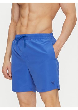 Guess Szorty kąpielowe F4GT01 WG282 Niebieski Regular Fit ze sklepu MODIVO w kategorii Kąpielówki - zdjęcie 183689303