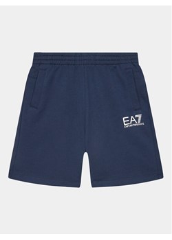 EA7 Emporio Armani Szorty sportowe 8NBS51 BJ05Z 1554 Granatowy Regular Fit ze sklepu MODIVO w kategorii Spodenki chłopięce - zdjęcie 183689353