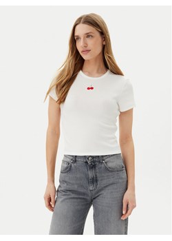 ONLY T-Shirt Daniella 15350554 Biały Slim Fit ze sklepu MODIVO w kategorii Bluzki damskie - zdjęcie 183689404
