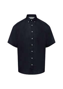 Fynch-Hatton Męska koszula casual z zawartością lnu Mężczyźni Regular Fit len granatowy jednolity - id: 762421-0002-09920 - marki Fynch Hatton - 183691562 Fynch-Hatton Męska koszula casual z zawartością lnu Mężczyźni Regular Fit len granatowy jednolity ze sklepu vangraaf w kategorii Koszule męskie - zdjęcie 183691562
