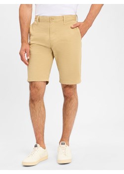 Tommy Jeans Szorty - Scanton Mężczyźni Bawełna beżowy jednolity ze sklepu vangraaf w kategorii Spodenki męskie - zdjęcie 183691574