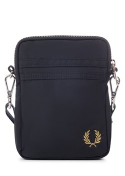 Fred Perry Męska torba na ramię - Brentham Mężczyźni granatowy jednolity ze sklepu vangraaf w kategorii Torby męskie - zdjęcie 183691592