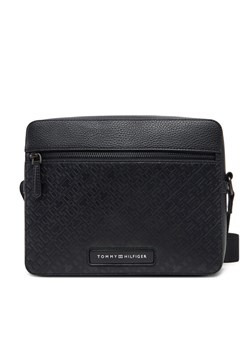 Saszetka Tommy Hilfiger Th Monogram Mini Messenger AM0AM13211 Czarny ze sklepu eobuwie.pl w kategorii Saszetki - zdjęcie 183692050