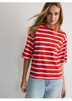Reserved - T-shirt w paski - jasnoniebieski ze sklepu Reserved w kategorii Bluzki damskie - zdjęcie 183692920