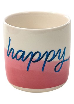 moses. Kubek &quot;Happy&quot; w kolorze beżowo-jasnoróżowym - 300 ml ze sklepu Limango Polska w kategorii Kubki - zdjęcie 183693521