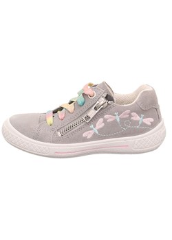 superfit Skórzane sneakersy &quot;Tensy&quot; w kolorze szarym ze sklepu Limango Polska w kategorii Buty sportowe dziecięce - zdjęcie 183693861