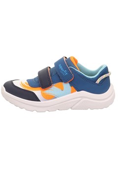 superfit Skórzane sneakersy &quot;Kicks&quot; ze wzorem ze sklepu Limango Polska w kategorii Buty sportowe dziecięce - zdjęcie 183694173