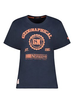 Geographical Norway Koszulka w kolorze granatowym ze sklepu Limango Polska w kategorii Bluzki damskie - zdjęcie 183694561