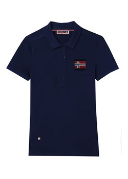 Geographical Norway Koszulka polo w kolorze granatowym ze sklepu Limango Polska w kategorii Bluzki damskie - zdjęcie 183694571