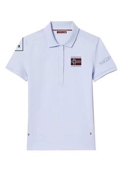 Geographical Norway Koszulka polo w kolorze błękitnym ze sklepu Limango Polska w kategorii Bluzki damskie - zdjęcie 183694573