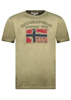 Geographical Norway Koszulka &quot;Jotz&quot; w kolorze khaki ze sklepu Limango Polska w kategorii T-shirty męskie - zdjęcie 183694602