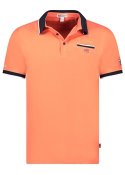 Geographical Norway Koszulka polo &quot;Kara&quot; w kolorze pomarańczowym ze sklepu Limango Polska w kategorii T-shirty męskie - zdjęcie 183694610