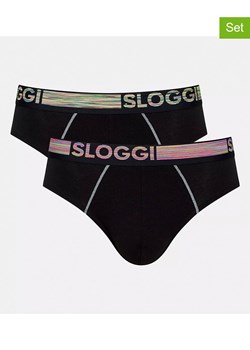 Sloggi Slipy (2 pary) &quot;Go ABC&quot; w kolorze czarnym ze sklepu Limango Polska w kategorii Majtki męskie - zdjęcie 183695073