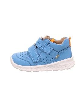 superfit Skórzane botki &quot;Breeze&quot; w kolorze błękitnym ze sklepu Limango Polska w kategorii Buty zimowe dziecięce - zdjęcie 183695232