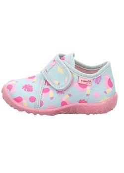 superfit Kapcie &quot;Spotty&quot; w kolorze błękitno-jasnoróżowym ze sklepu Limango Polska w kategorii Kapcie dziecięce - zdjęcie 183695440