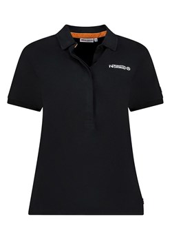Geographical Norway Koszulka polo w kolorze czarnym ze sklepu Limango Polska w kategorii Bluzki damskie - zdjęcie 183695620
