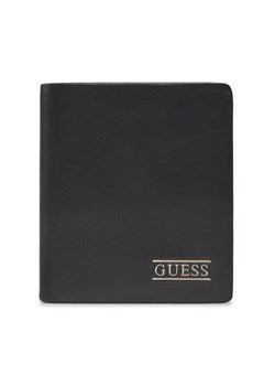 Duży Portfel Męski Guess New Boston R Slg SMNEBR LEA22 Czarny ze sklepu eobuwie.pl w kategorii Portfele męskie - zdjęcie 183695781