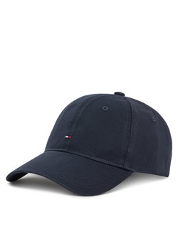 Czapka z daszkiem Tommy Hilfiger Essential Flag Soft Cap AW0AW17632 Granatowy ze sklepu eobuwie.pl w kategorii Czapki z daszkiem damskie - zdjęcie 183699252