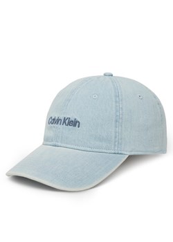 Czapka z daszkiem Calvin Klein Small Monogram LV04K5065G Niebieski ze sklepu eobuwie.pl w kategorii Czapki z daszkiem damskie - zdjęcie 183699264