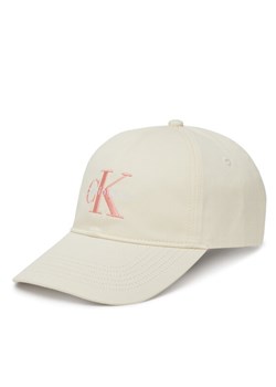 Czapka z daszkiem Calvin Klein Jeans Monologo LV04K5026G Żółty ze sklepu eobuwie.pl w kategorii Czapki z daszkiem damskie - zdjęcie 183699294