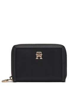 Duży Portfel Damski Tommy Hilfiger Th Essential S Med Za AW0AW15754 Czarny ze sklepu eobuwie.pl w kategorii Portfele damskie - zdjęcie 183699302