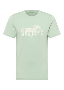 Mustang T-Shirt Austin 1016492 Zielony Regular Fit ze sklepu MODIVO w kategorii T-shirty męskie - zdjęcie 183701100