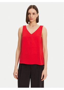 Pieces Top Franan 17146424 Czerwony Regular Fit ze sklepu MODIVO w kategorii Bluzki damskie - zdjęcie 183701112