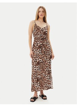 Vero Moda Sukienka letnia Easy 10307995 Brązowy Regular Fit ze sklepu MODIVO w kategorii Sukienki - zdjęcie 183701162