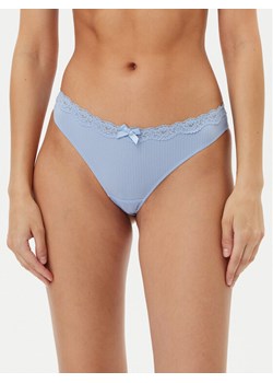 Hunkemöller Stringi Lola 300923 Błękitny ze sklepu MODIVO w kategorii Majtki damskie - zdjęcie 183701213