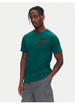 The North Face T-Shirt SS Fine NF0A8A6M Zielony Regular Fit ze sklepu MODIVO w kategorii T-shirty męskie - zdjęcie 183701230