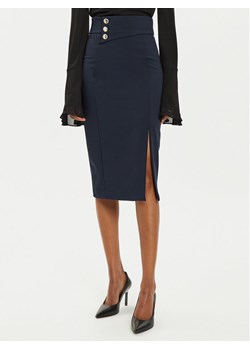 Rinascimento Spódnica midi CFC0119972003 Granatowy Slim Fit ze sklepu MODIVO w kategorii Spódnice - zdjęcie 183701361