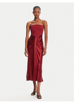 STAUD Sukienka koktajlowa Wayfaaring R24F2160PS Czerwony Slim Fit ze sklepu MODIVO w kategorii Sukienki - zdjęcie 183701383