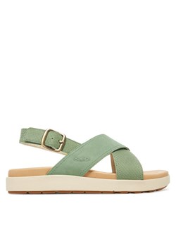 Sandały Keen Elle Luxe Cross Strap 1030525 Zielony ze sklepu eobuwie.pl w kategorii Sandały damskie - zdjęcie 183704852