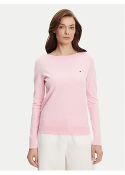 Tommy Hilfiger Sweter WW0WW40099 Różowy Regular Fit ze sklepu MODIVO w kategorii Swetry damskie - zdjęcie 183706221
